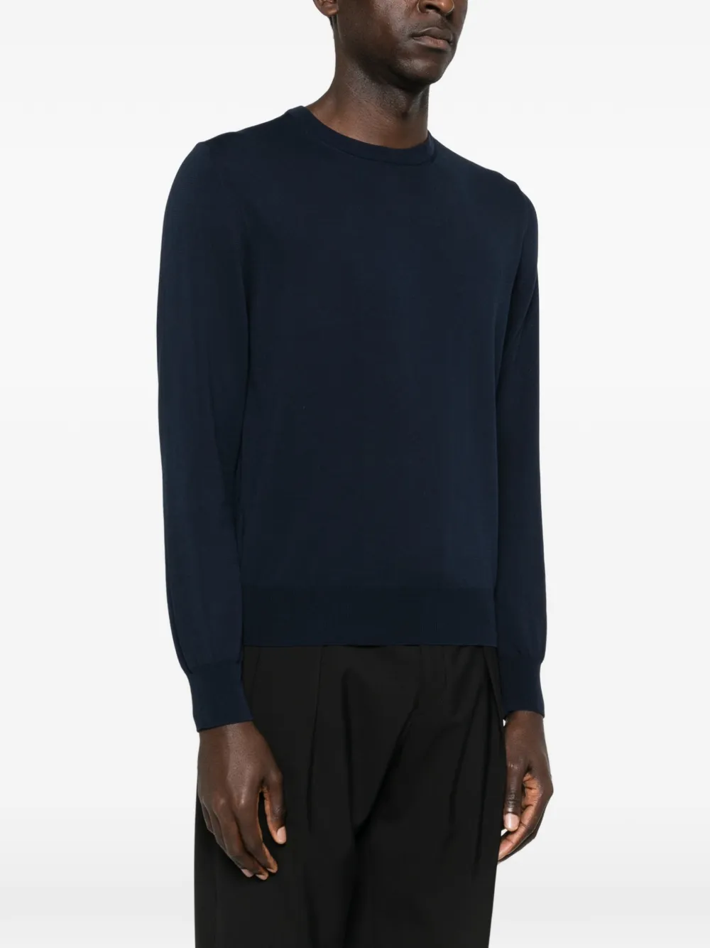  Canali Crew-neck Sweater - Blue 