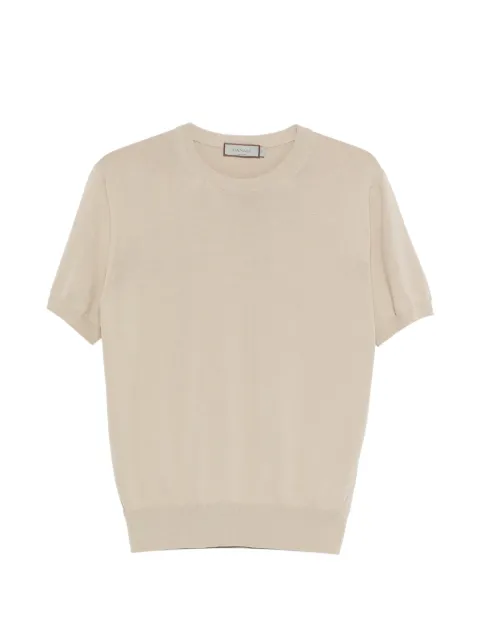 Canali t-shirt en maille à manches courtes