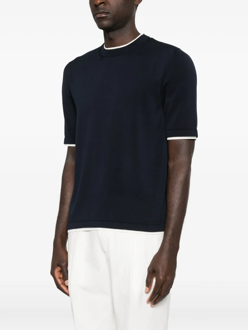 Eleventy T-shirt met ronde hals Zwart