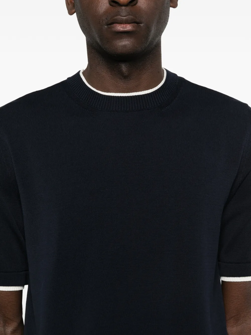 Eleventy T-shirt met ronde hals Zwart