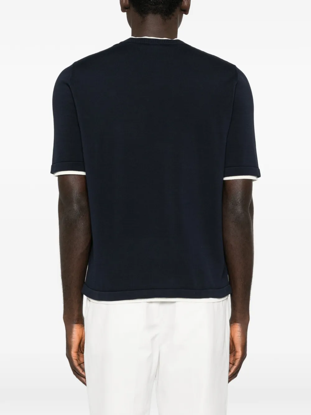 Eleventy T-shirt met ronde hals Zwart