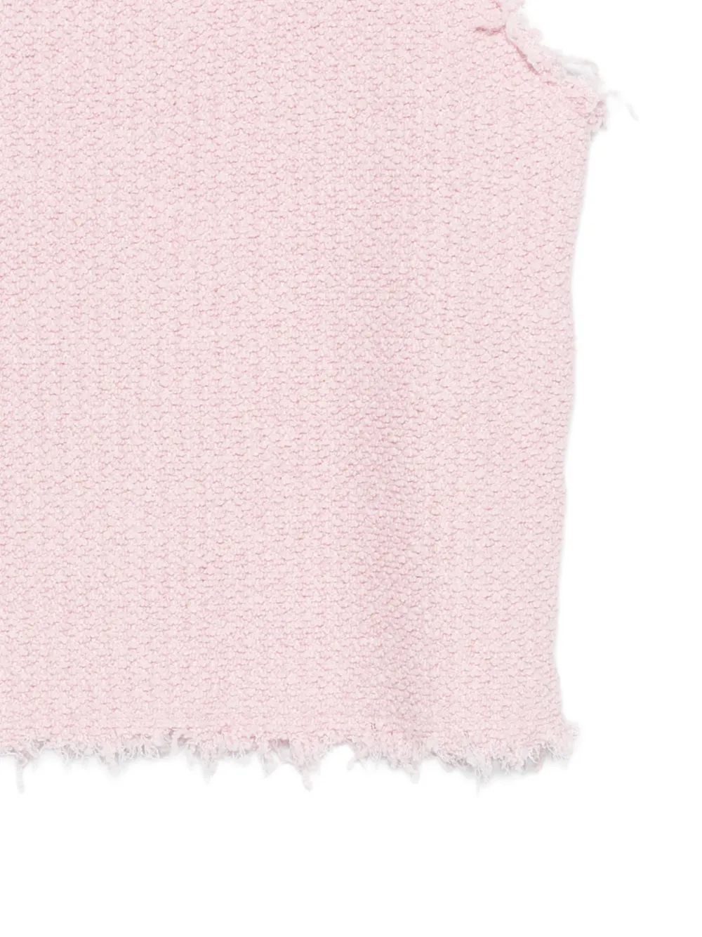 Jil Sander Mouwloze top met franje Roze