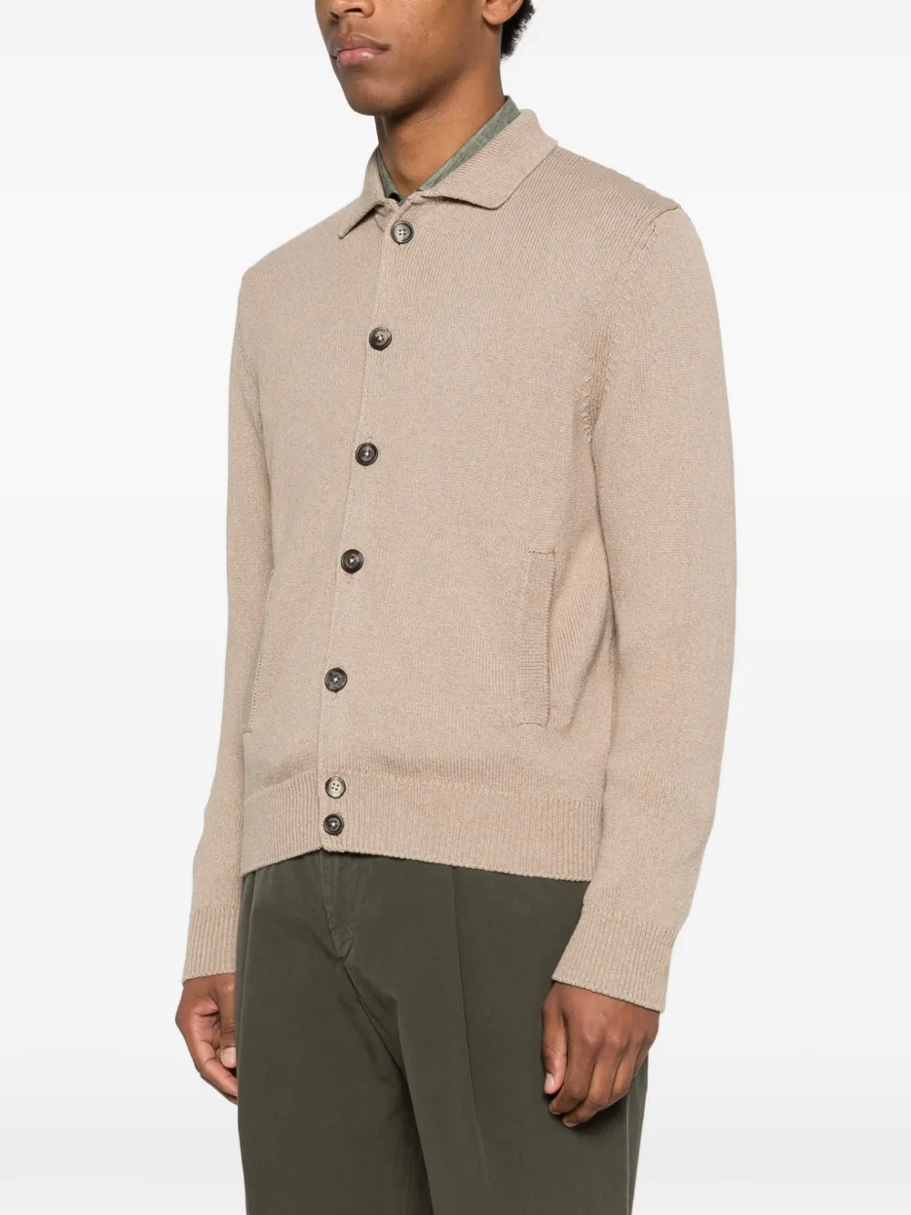 Button Cotton Cardigan