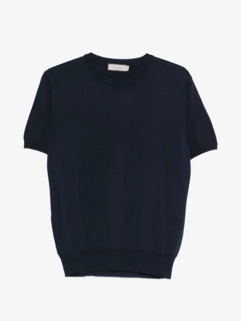 Canali short-sleeve knitted T-shirt