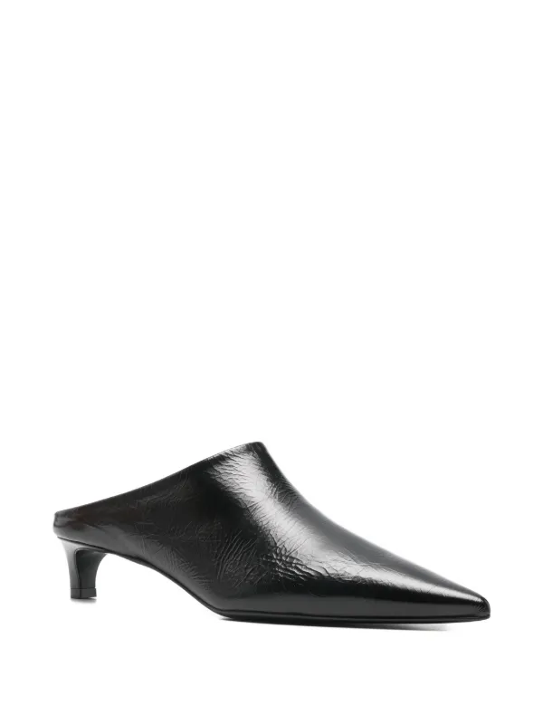 Jil Sander ポインテッドトゥ ミュール | ブラック | FARFETCH JP