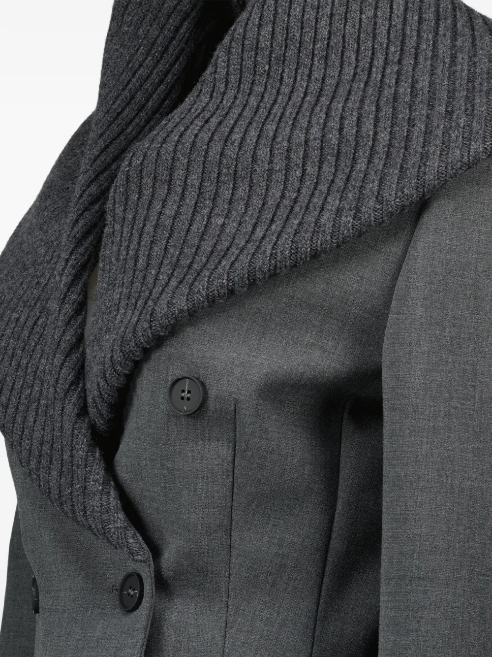 G-Olden button shawl collar jacket