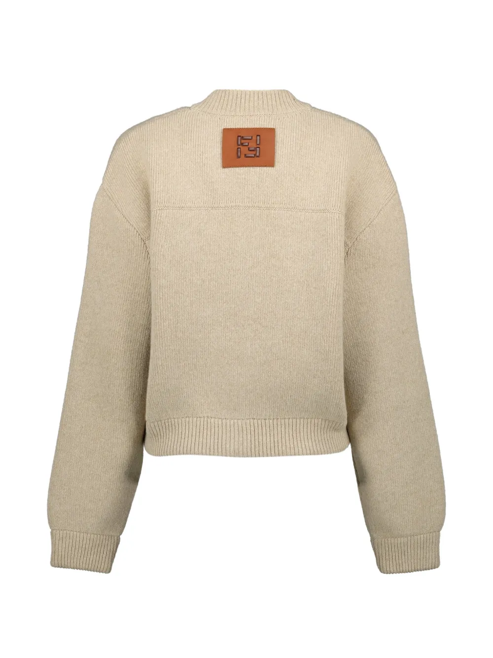  Fendi Buttoned-flap Pocket Fitted Jacket - Neutrals 