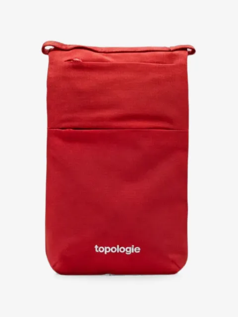 Topologie bolsa para celular con detalle del logo