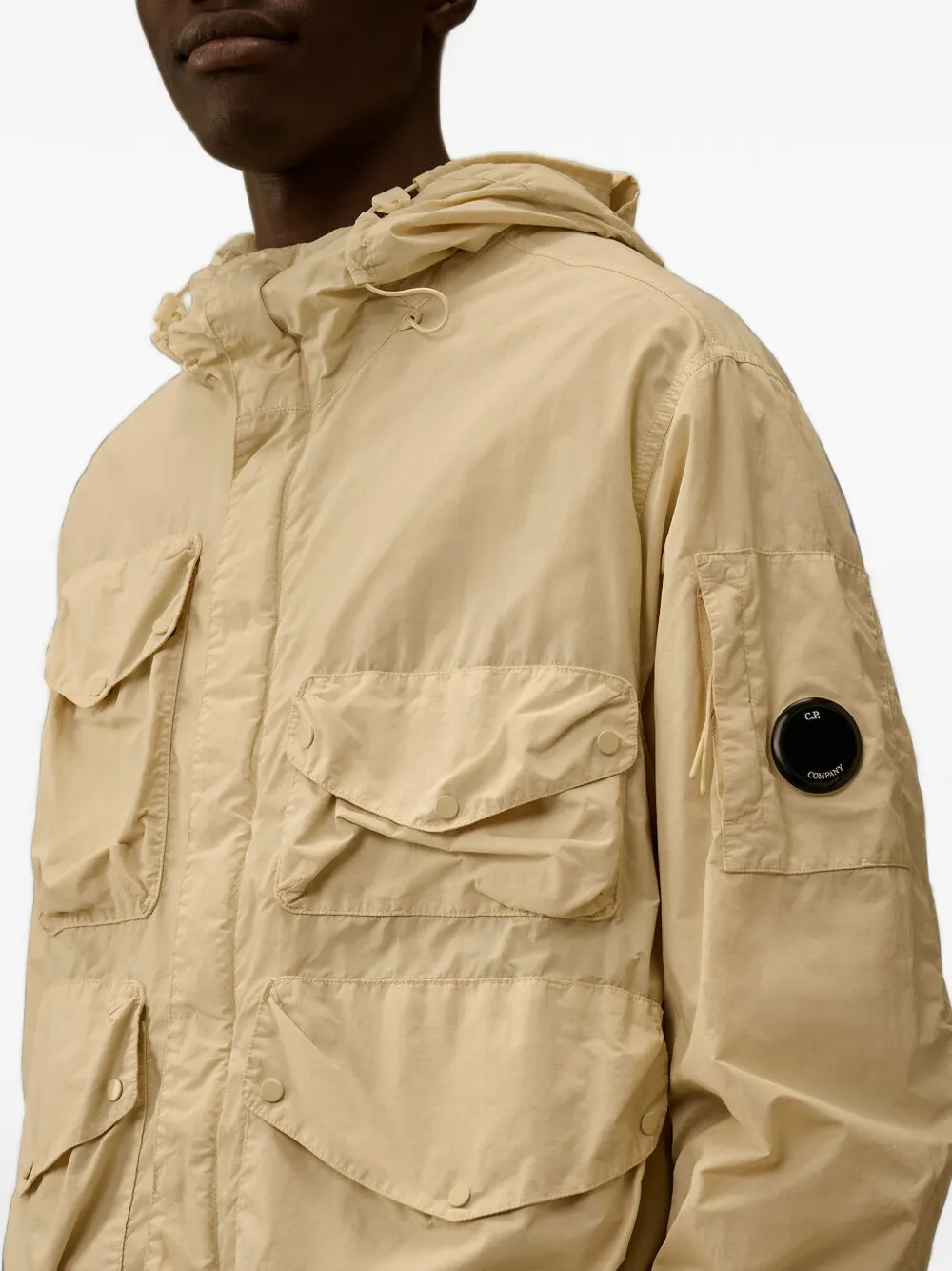 C.P. Company Jack met goggles Beige