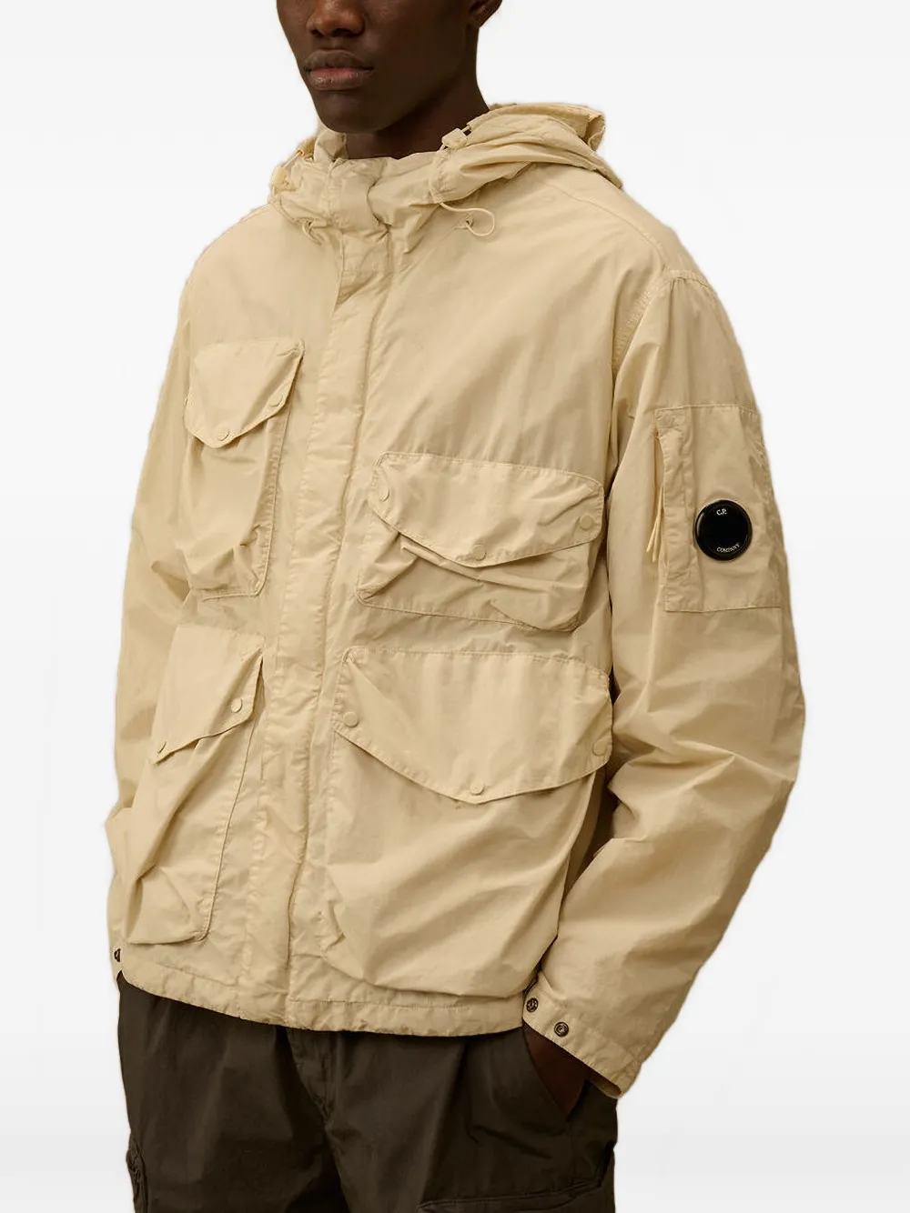 C.P. Company Jack met goggles Beige