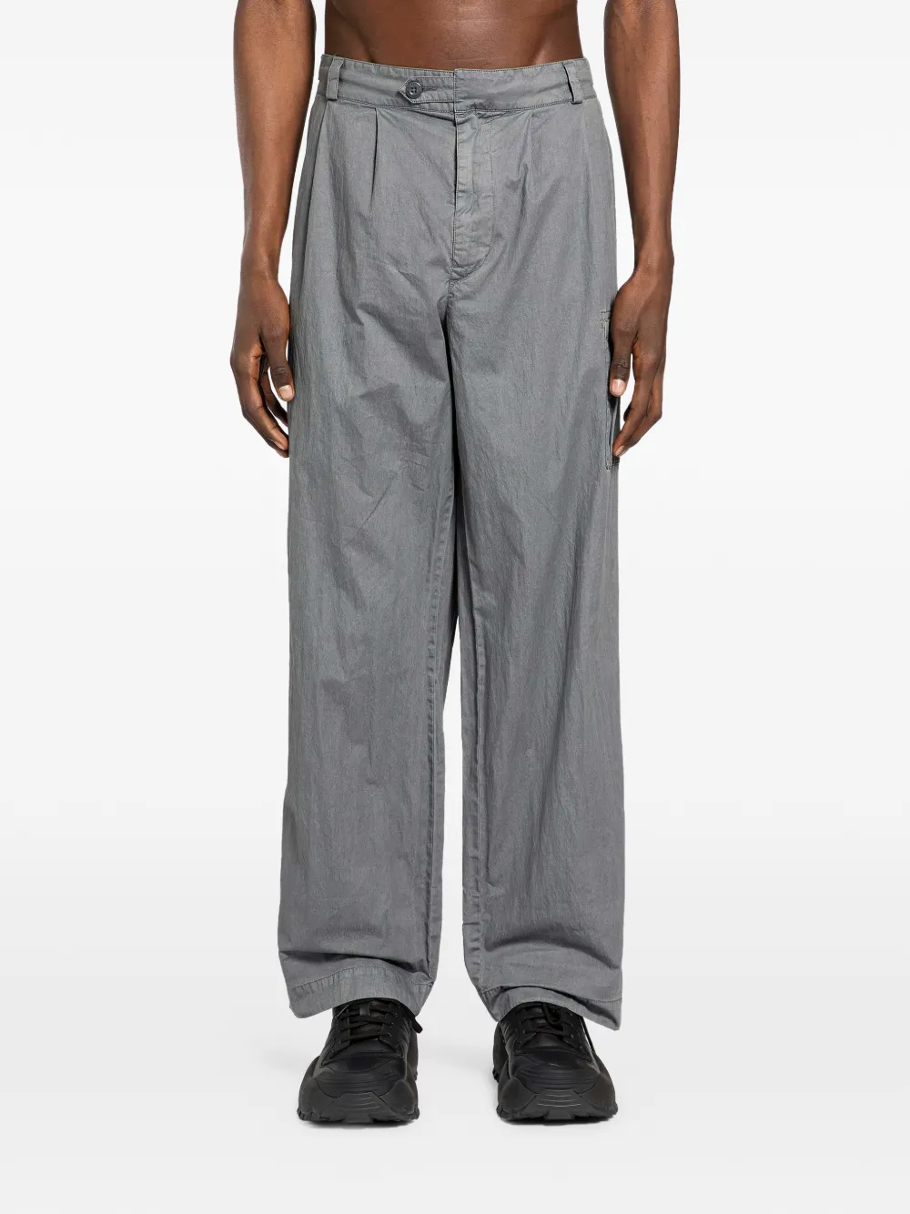 C.P. Company pleated cargo trousers - Grigio