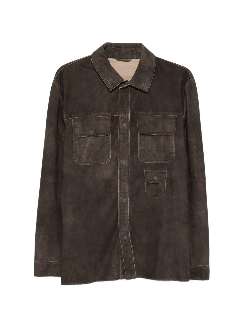 Giorgio Brato chest-pocket shirt - Marrone
