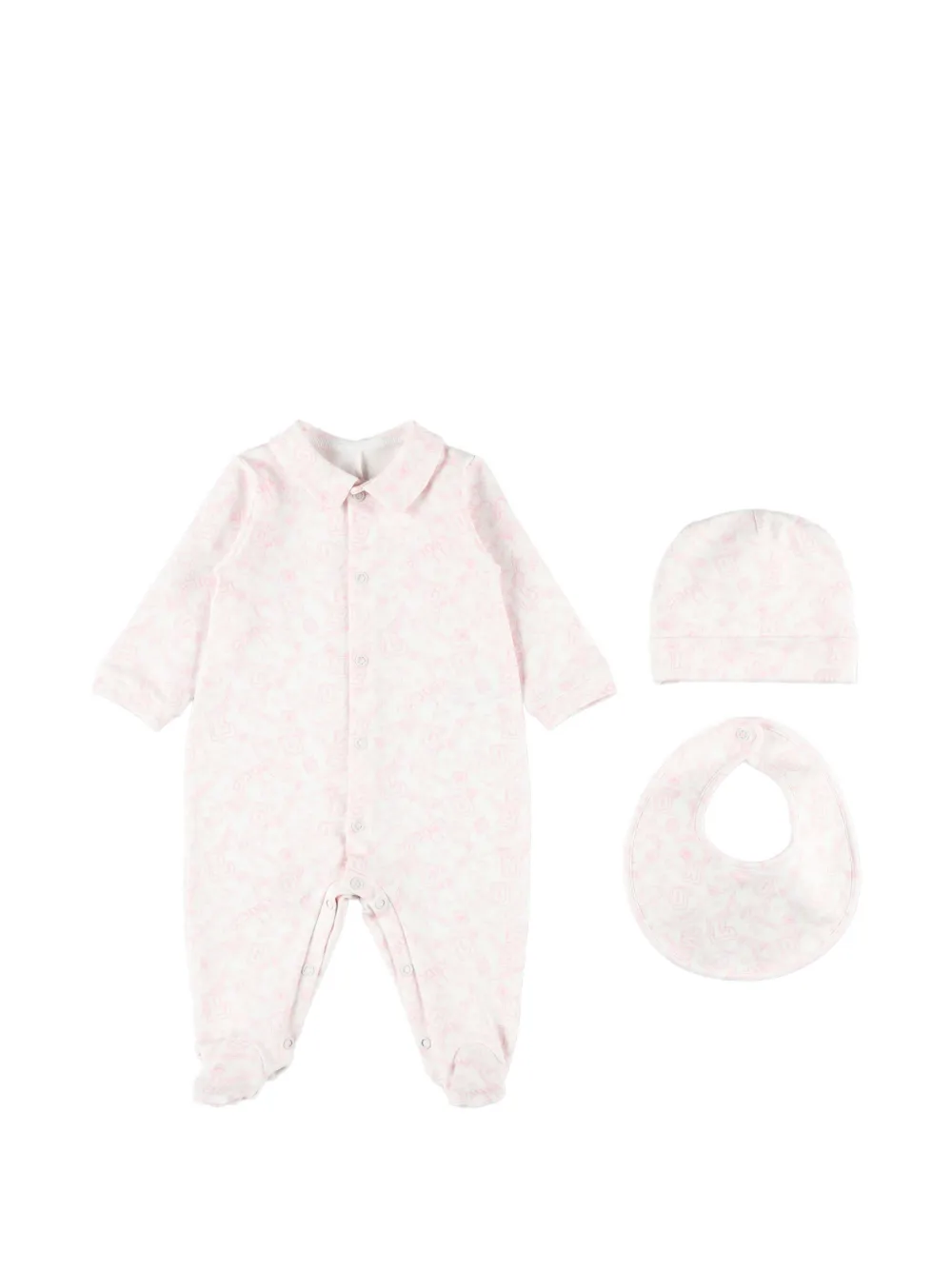 Golden Goose Kids Set pigiama con stampa (3 pezzi) - Bianco