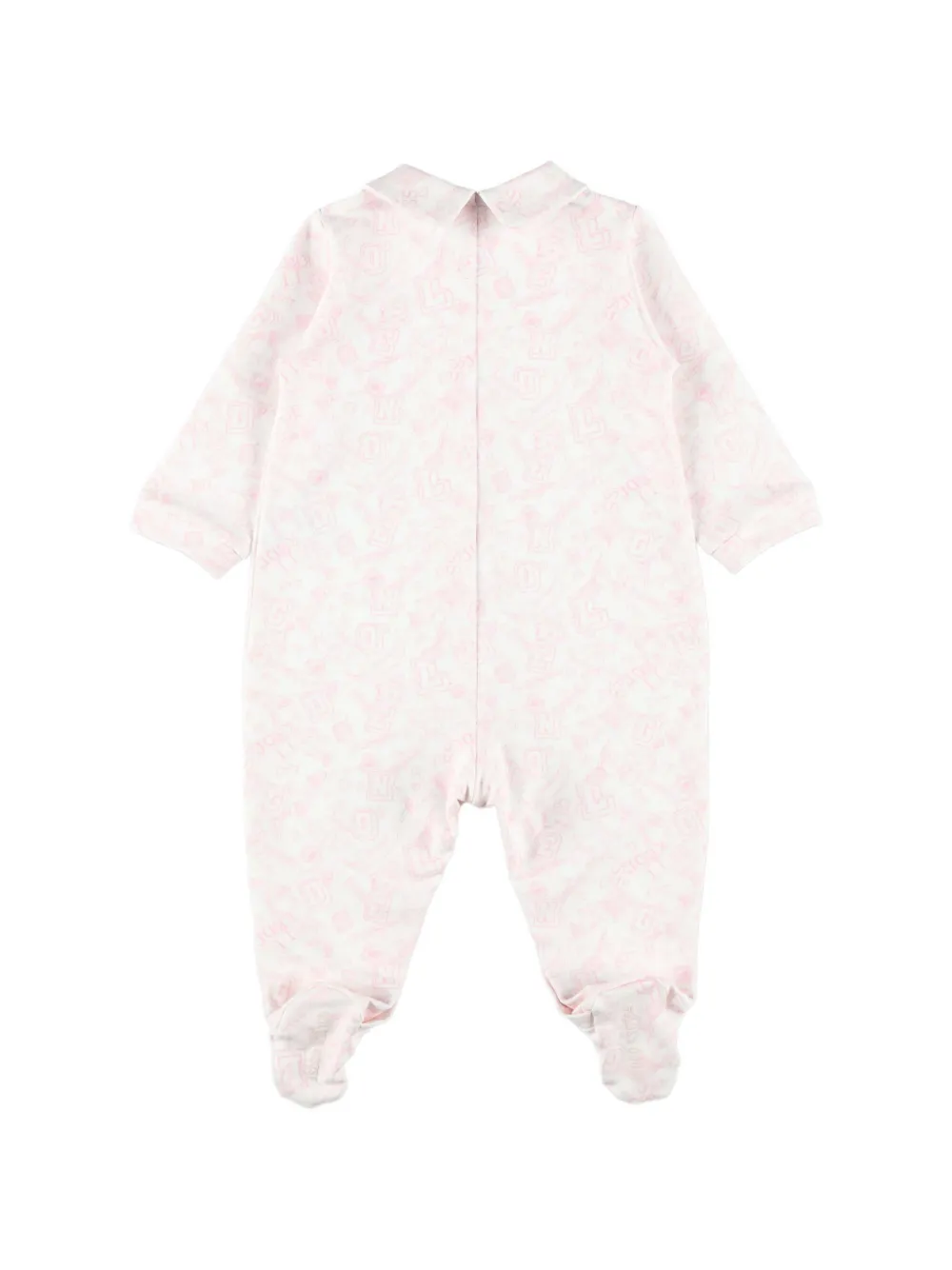 Golden Goose Kids Driedelig pyjamaset met kraag en print Wit