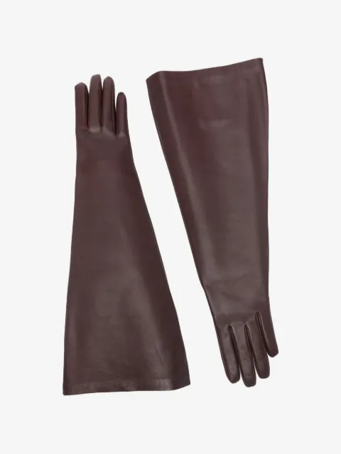 Saint Laurent guantes lisos