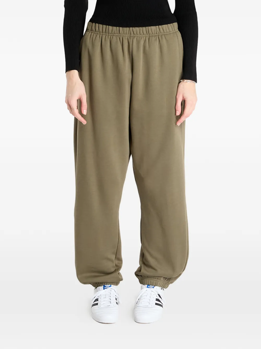 adidas basketball fleece track pants - Verde