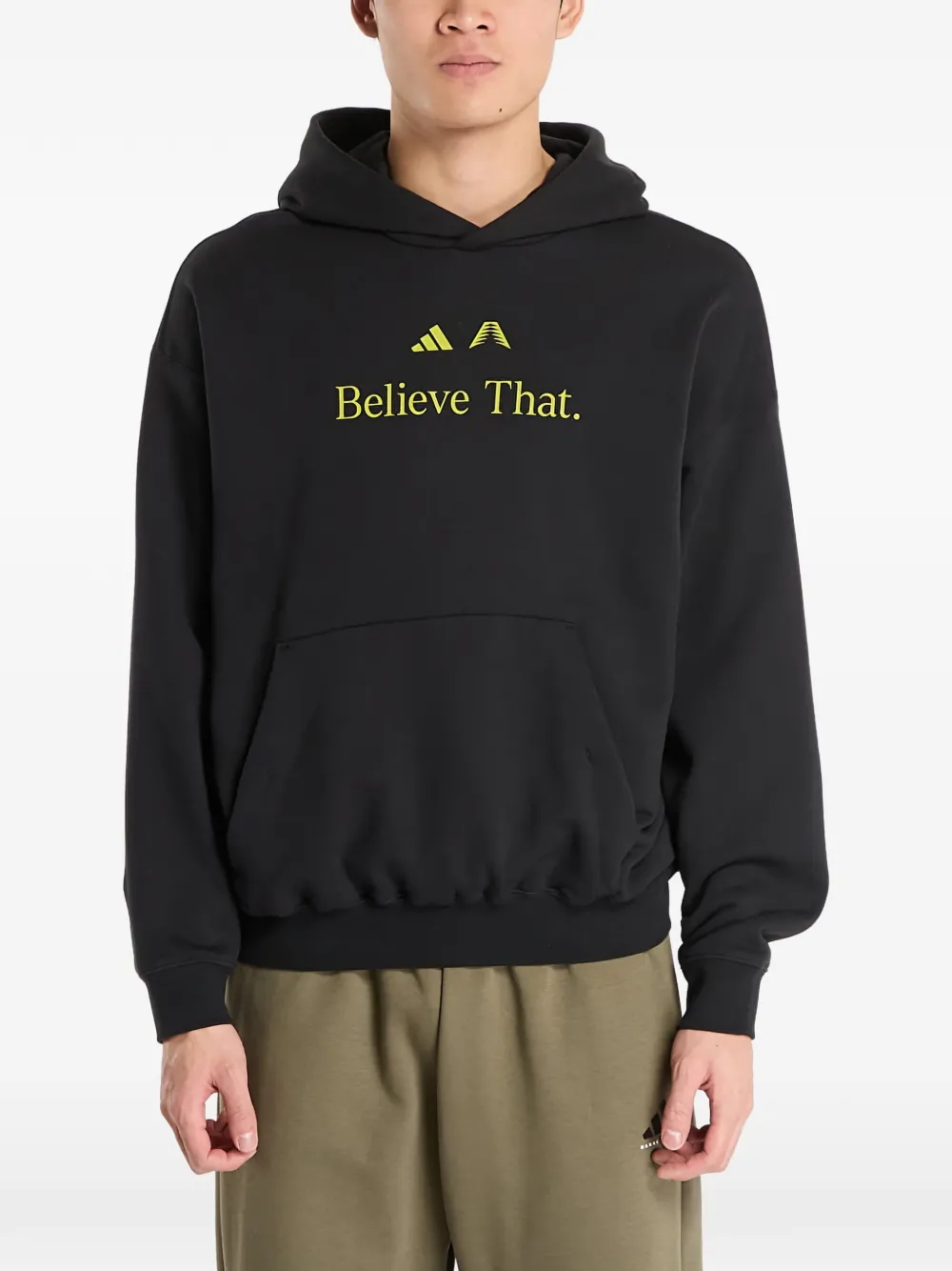 adidas x Anthony Edwards kangaroo-pocket hoodie - Nero