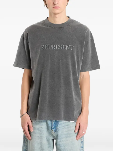 Represent embroidered-logo T-shirt