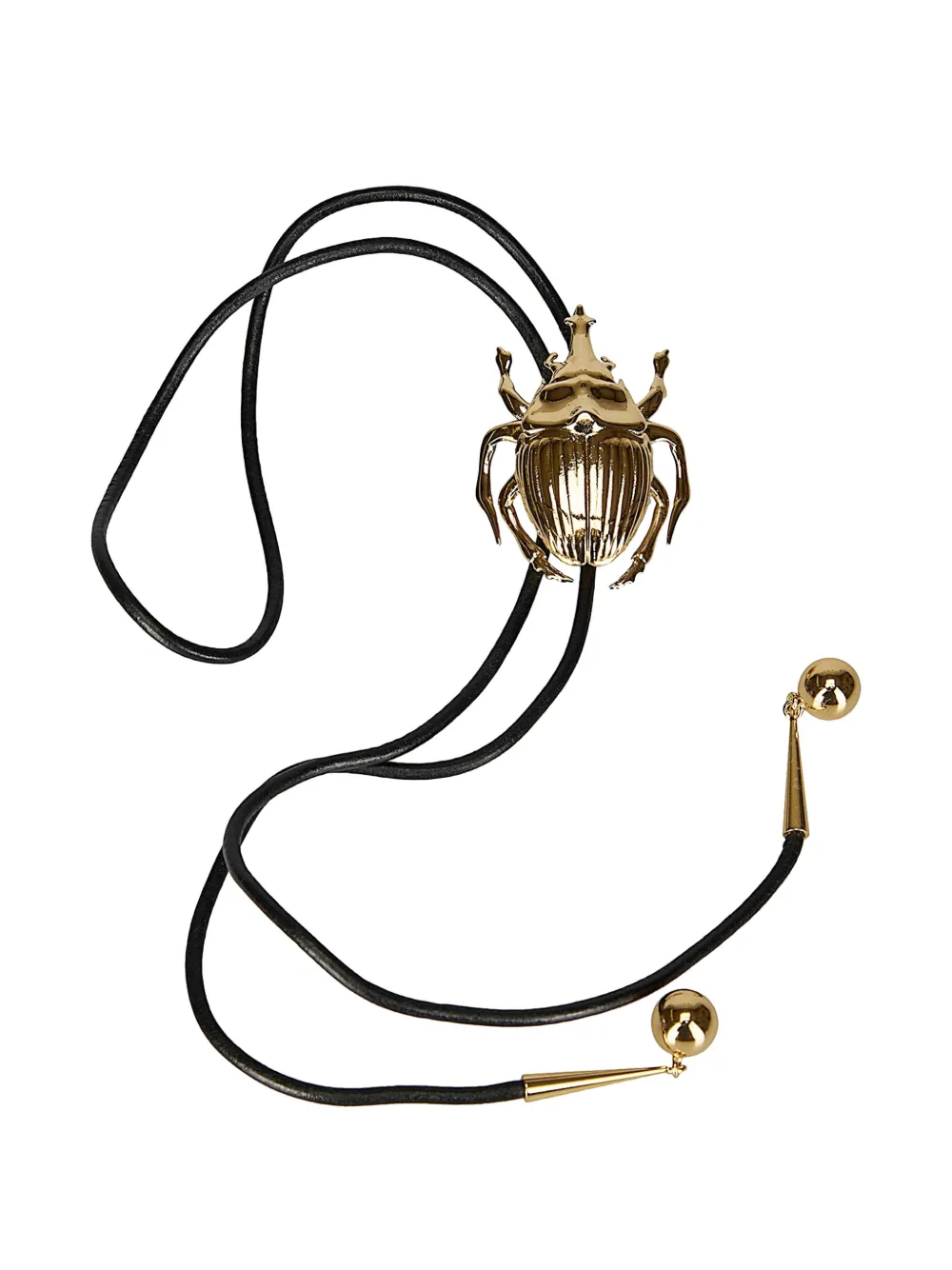 La DoubleJ scarab bolo tie necklace - Oro