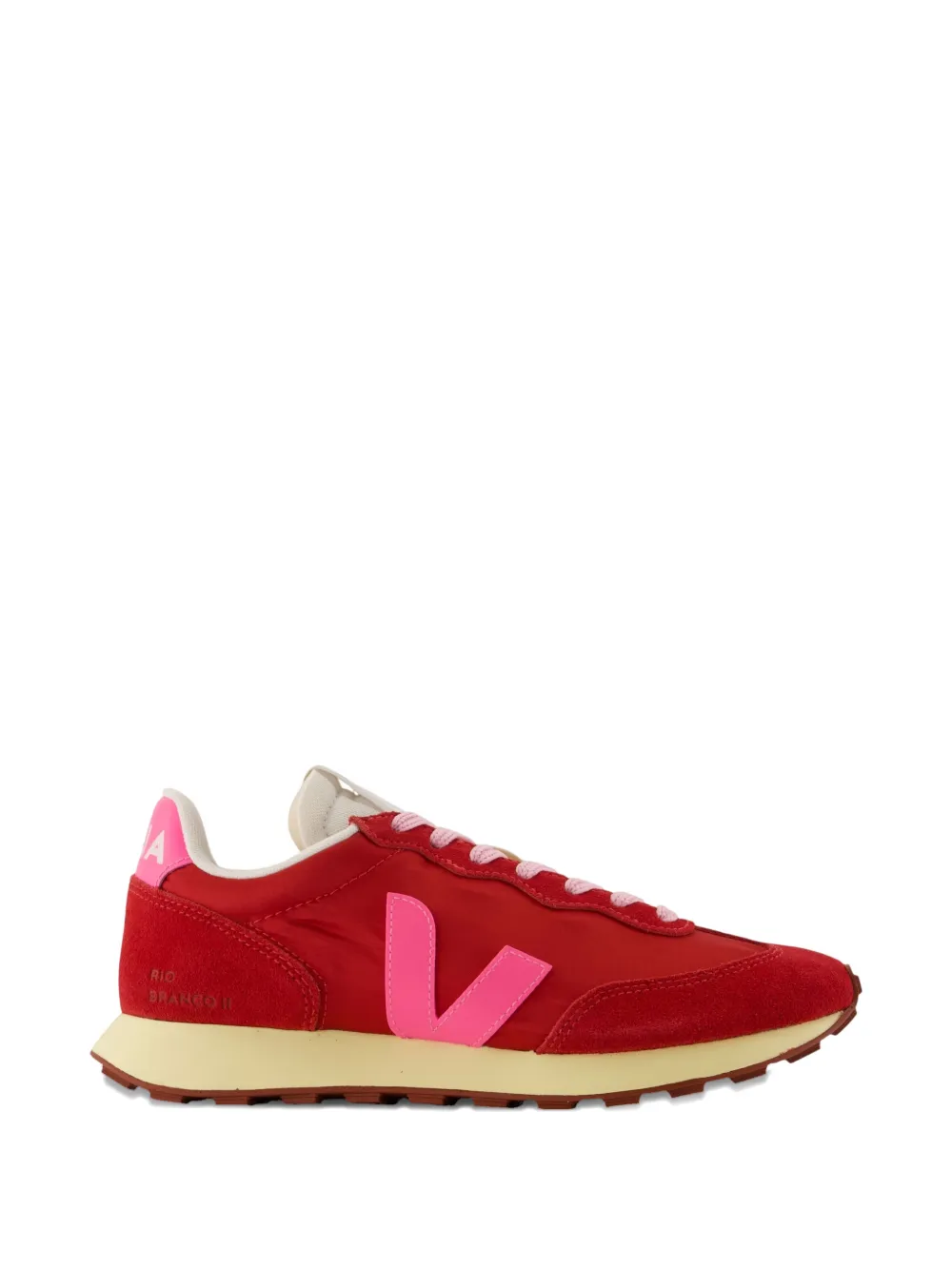 VEJA Rio Branco almond toe sneakers - Rosso