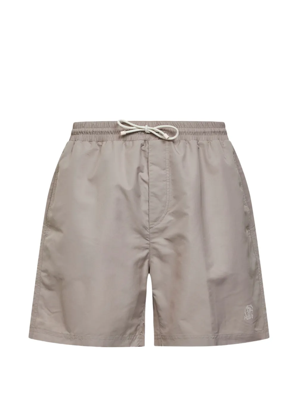 Brunello Cucinelli drawstring beach shorts - Toni neutri