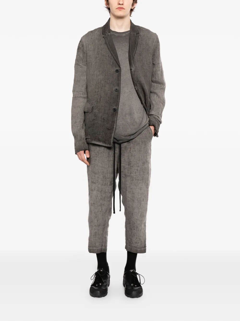 Thom Krom M TS 942 T-shirt Grijs