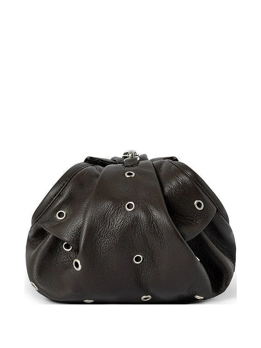 Gimaguas Pulsera studded clutch bag - Marrone