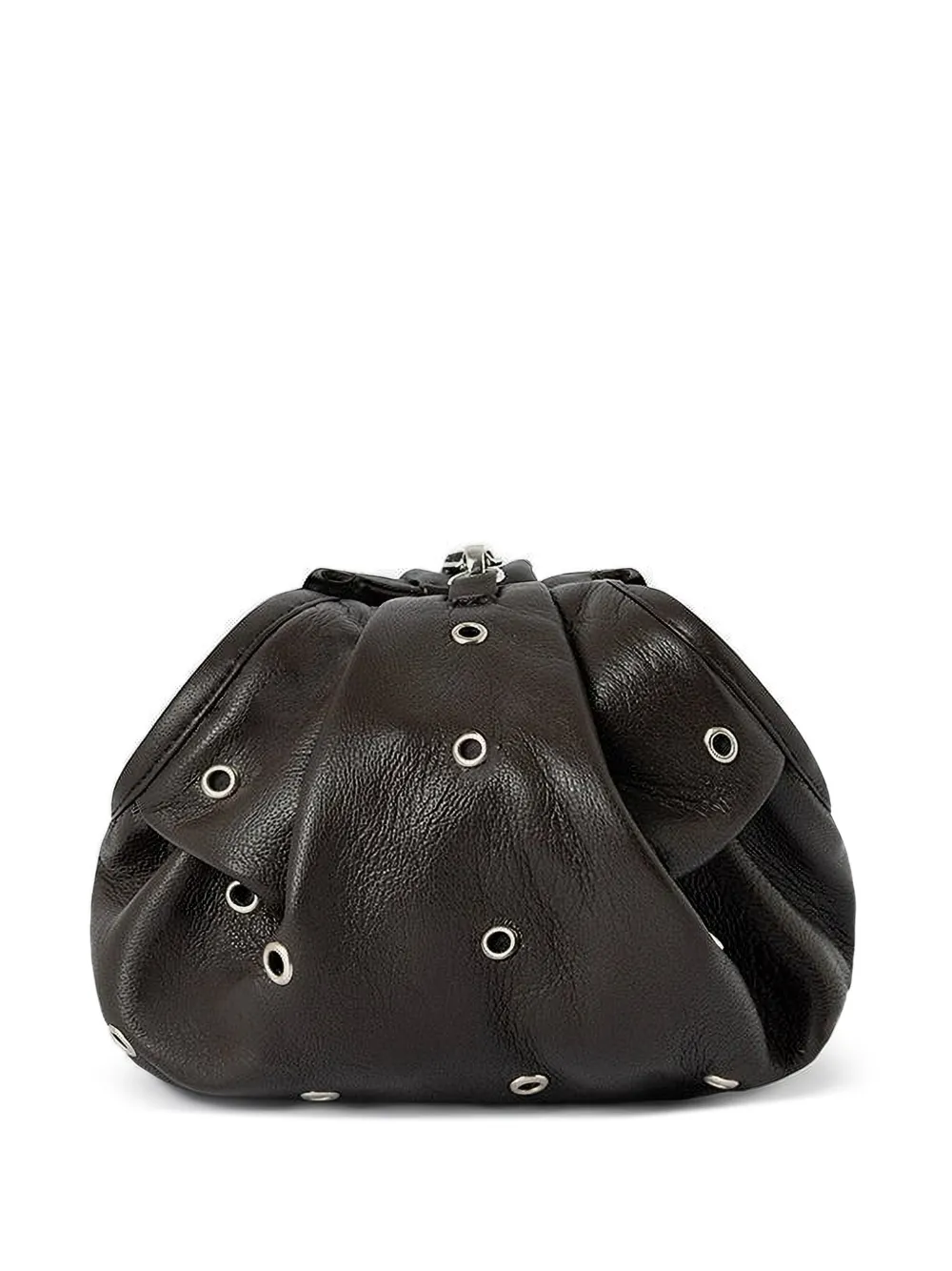 Gimaguas Pulsera studded clutch bag - Marrone