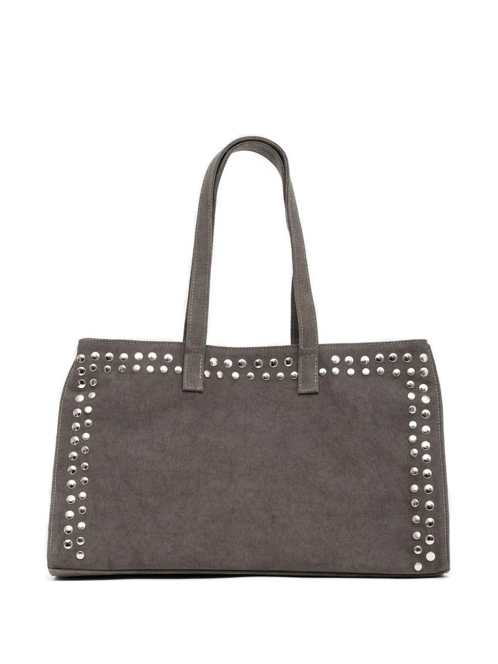 Gimaguas midi cotton shopper bag - Grigio