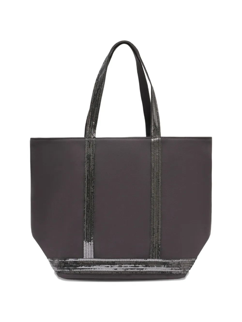 Vanessa Bruno Cabas Handles Cotton Shopper Bag In Purple