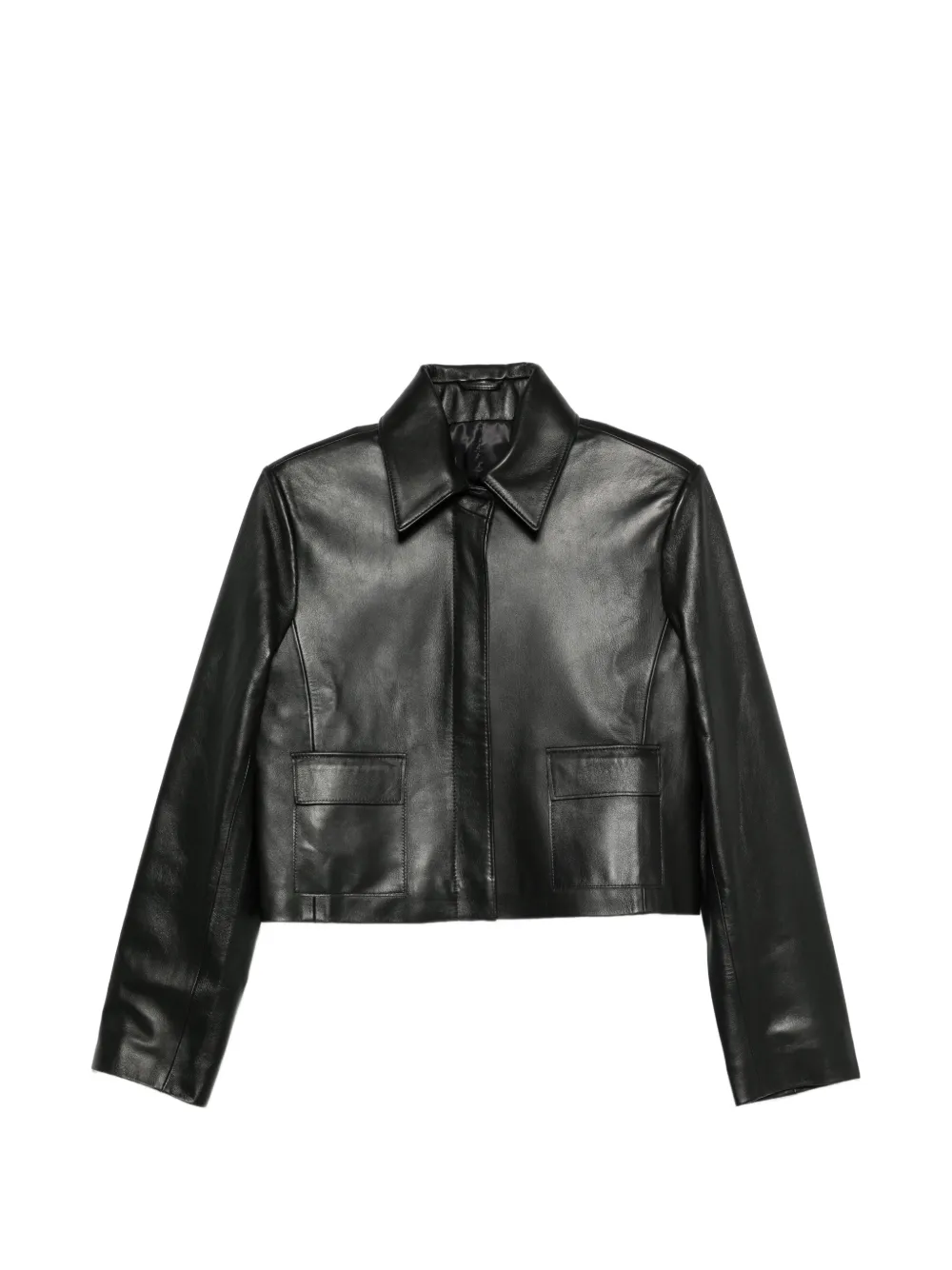 Nour Hammour Bleeker leather jacket - Nero