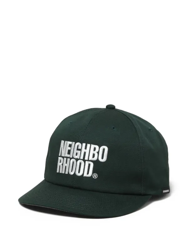neighborhood ベースボールキャップ　グリーン美品 Neighborhood ロゴ キャップ | グリーン | FARFETCH JP