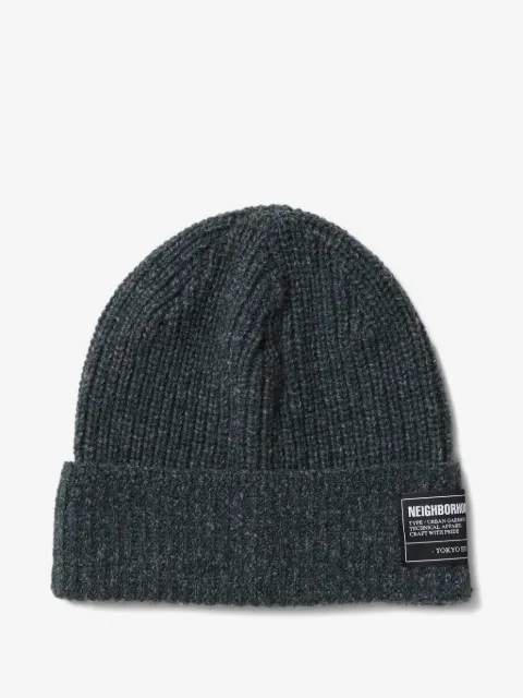 Neighborhood bonnet nervuré à patch logo