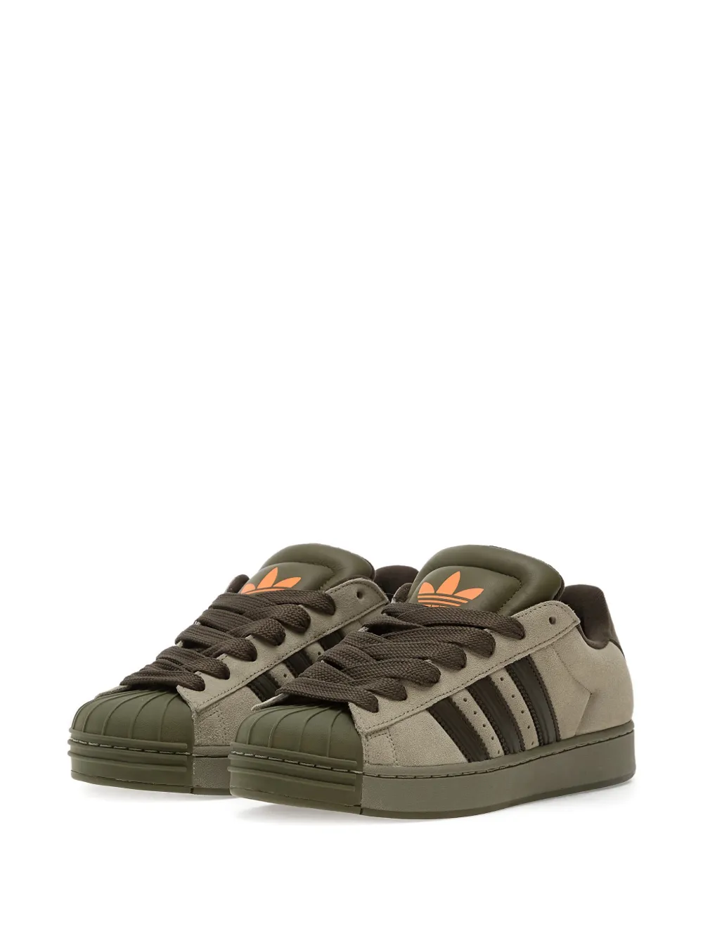 adidas Superstar three-stripe sneakers Groen