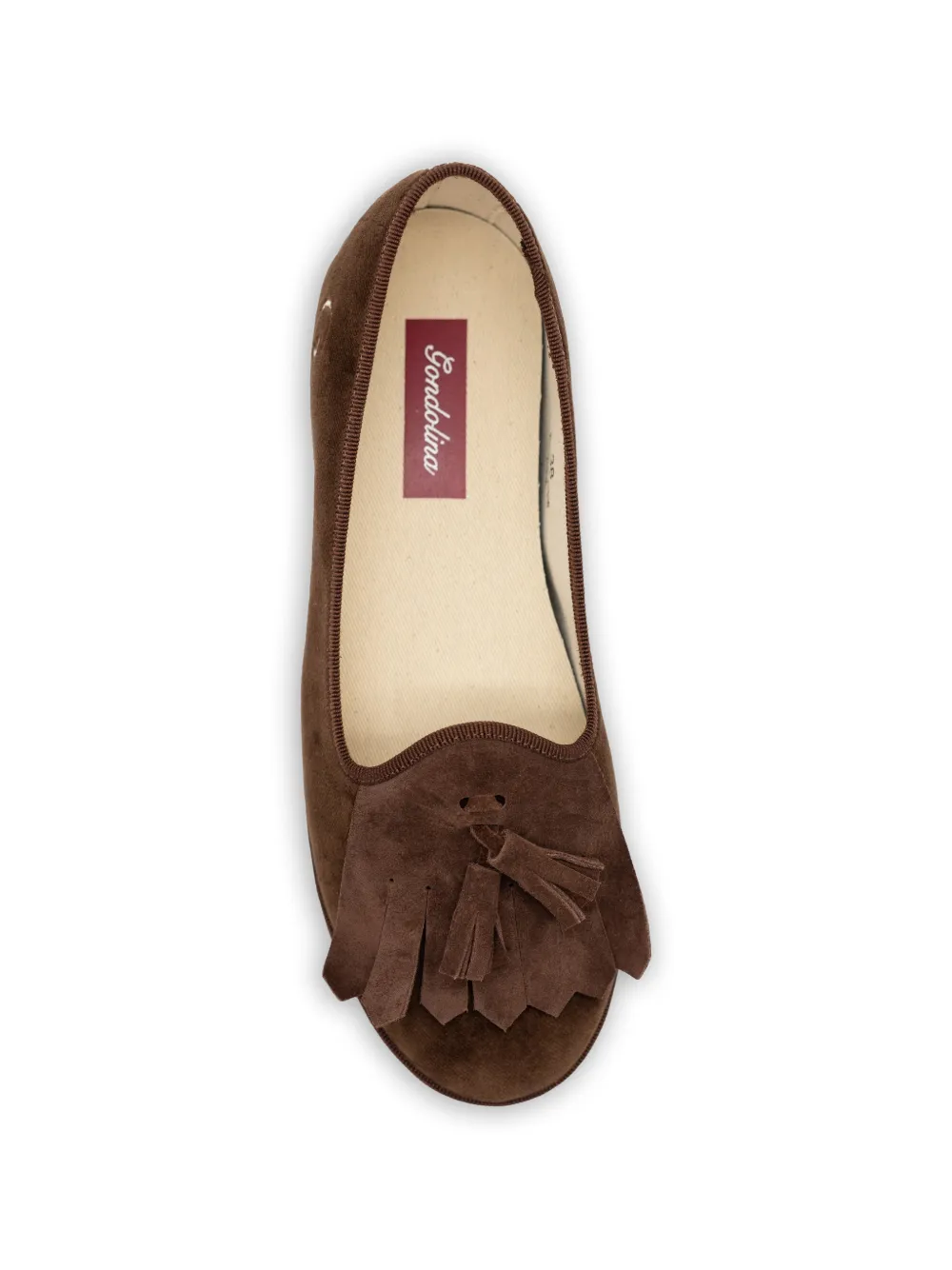 Gondolina Loita loafers met logodetail Bruin