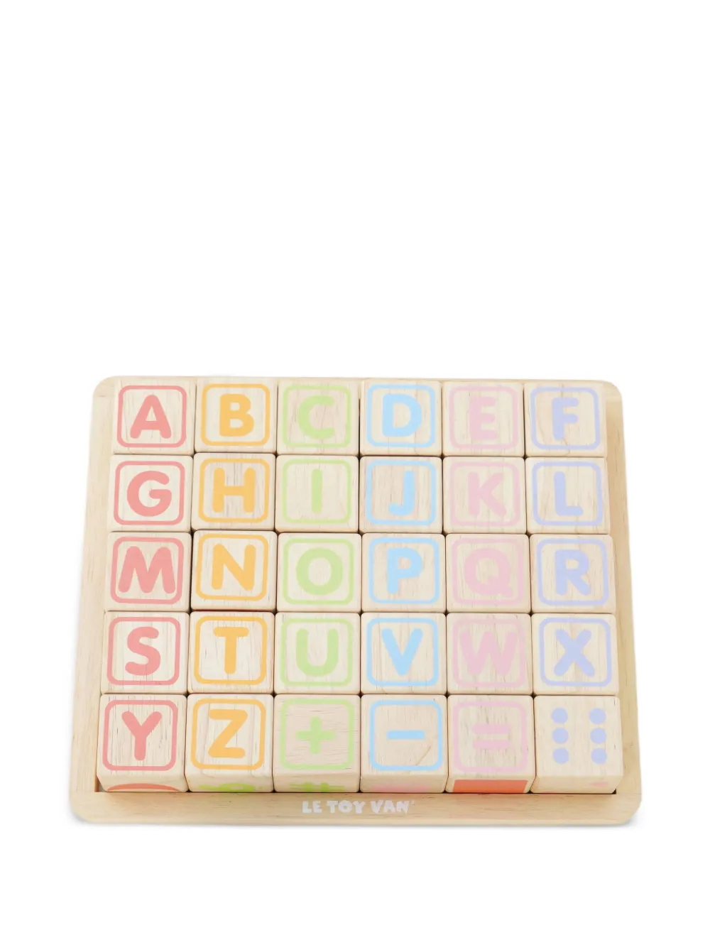 Le Toy Van alphabet-learning blocks - Marrone