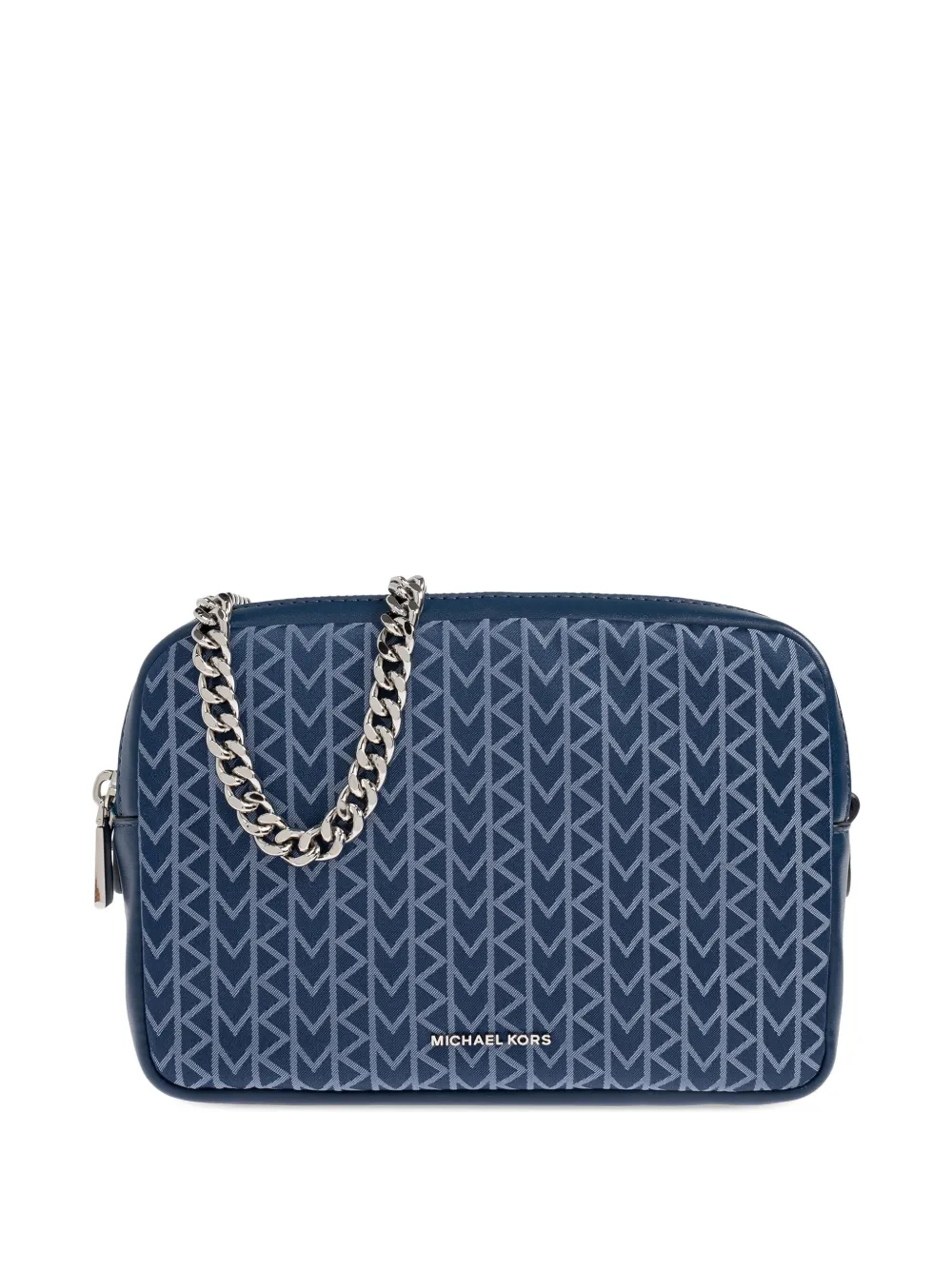 Michael Michael Kors geometric-pattern shoulder bag - Blu