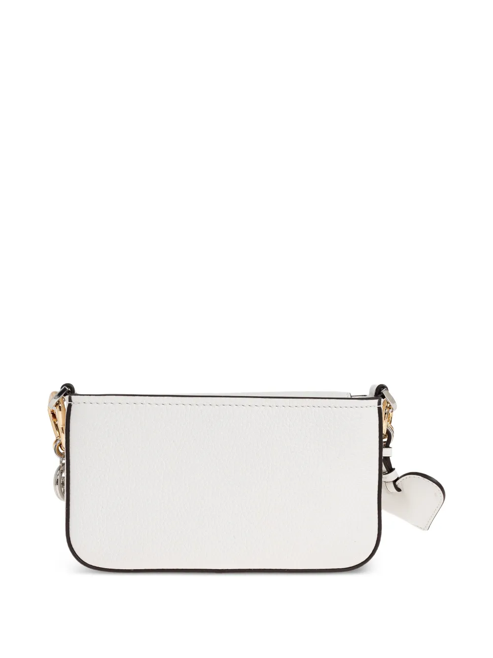 Michael Kors Schoudertas met hart-bedel en ketting Wit