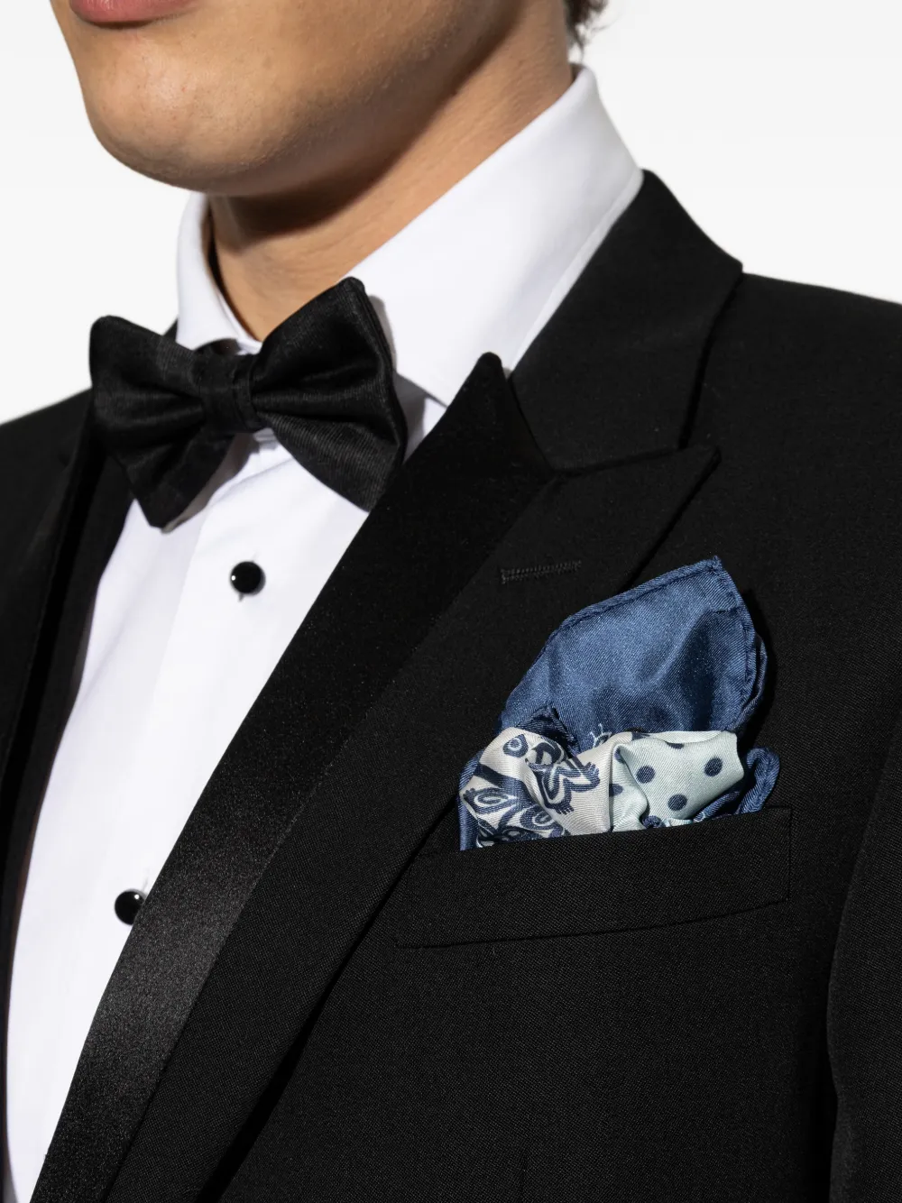 paisley floral pocket square