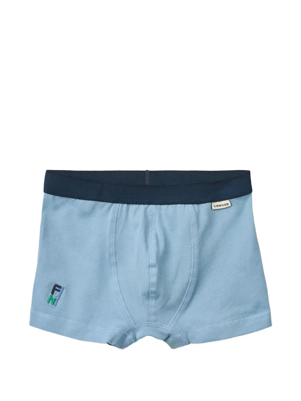  Liewood Graphic Waistband Boxers Set Of Three - Blue 