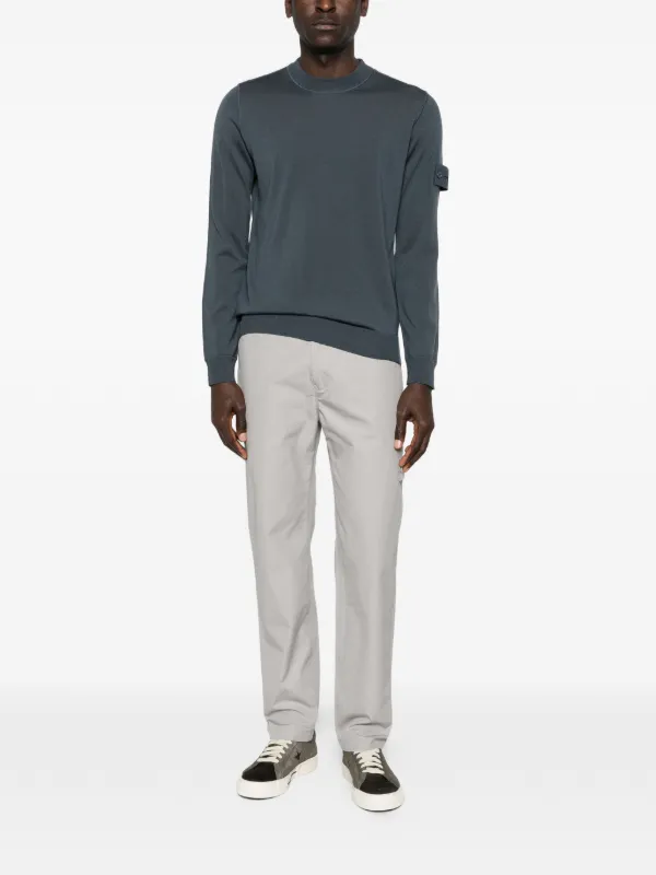 Stone Island Ghost クルーネックセーター | ブルー | FARFETCH JP
