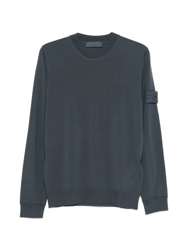 Stone Island Ghost クルーネックセーター | ブルー | FARFETCH JP