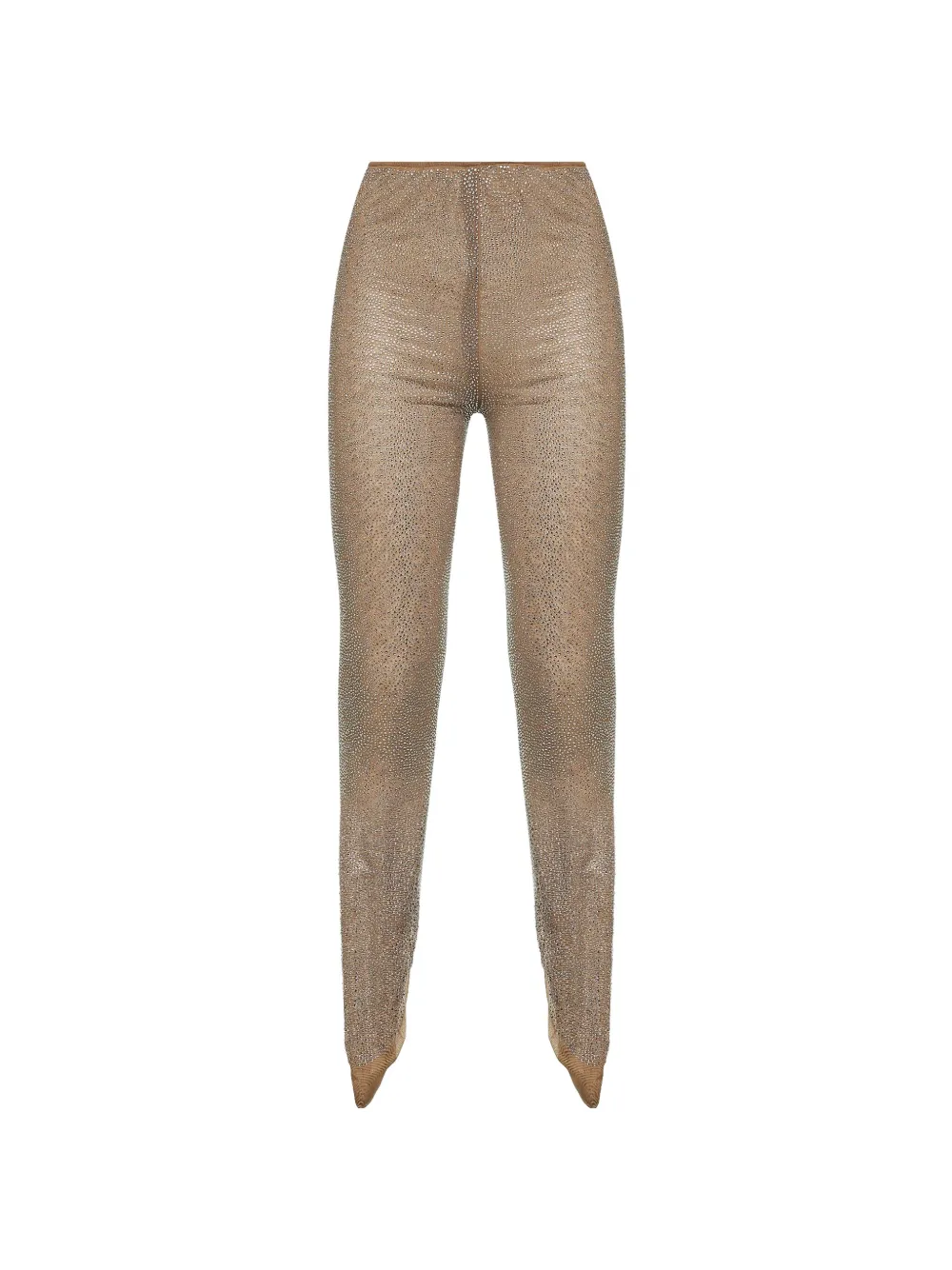 Giuseppe Di Morabito crystal-embellished sock-style trousers - Marrone