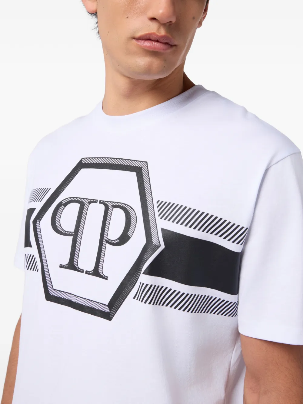Philipp Plein T-shirt met logo Wit
