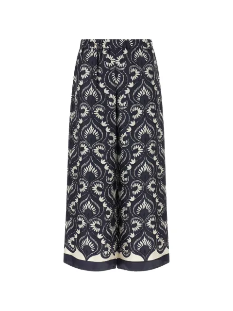 Weekend Max Mara motif print palazzo pants 