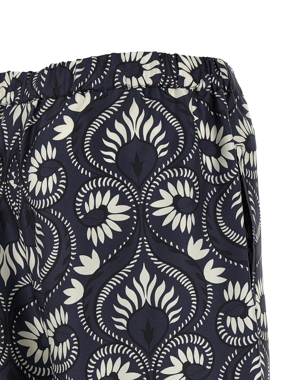 Weekend Max Mara Palazzo broek met patroon Blauw