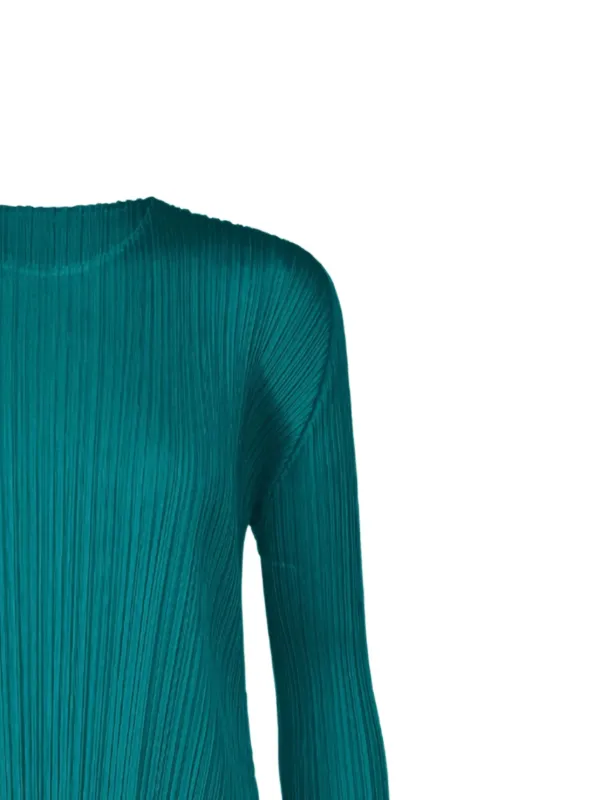 Pleats Please Issey Miyake ロングスリーブ プリーツドレス