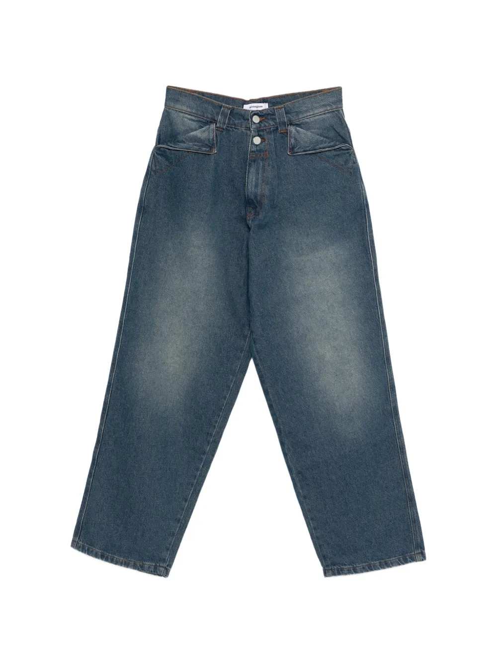 Gimaguas Jeans con bottoni - Blu