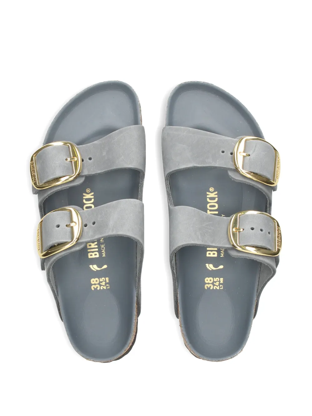 Birkenstock Arizona Big Buckle sandalen Grijs