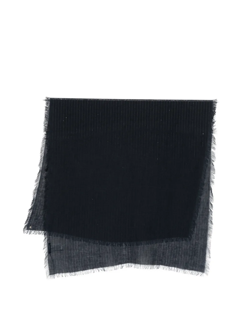Fabiana Filippi striped fringed scarf - Blu